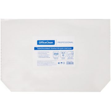 Покрытия на унитаз OfficeClean Professional (Система V1) 250шт 36,5х42см 1/10 