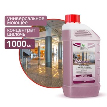 Средство жидкое 1л универсал моющее щелочное Clean&Green 1/8  Средство жидкое 1л универсал моющее щелочное Clean&Green 1/8