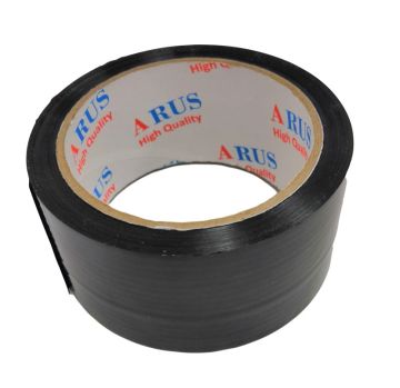 Клейкая лента цветная (48х57) черная  ARUS (АРУС) 6/36 