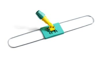 Держатель-флаундер 40х9см хром с полипропиленовой пластиной и шарниром 1/1 