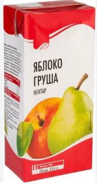 Продукты Напиток Нектар Груша-Яблоко Зу 0,95л 1/12