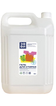 Средство жидкое 5л для стирки канистра Эффективная формула ЭФФИ (эксперт 1000) 1/4 