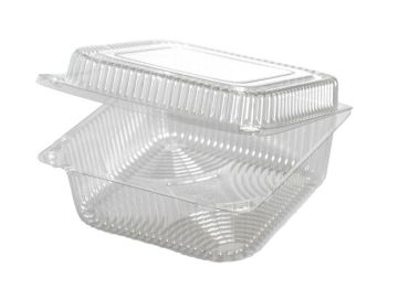 Контейнер с крышкой ПЭТ (150х150х69) ПК-15 КР (Н) ПолиПак 720/720 