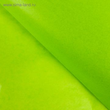 Бумага подарочная Тишью в листах 50х66см салатовая ИФ 10/10