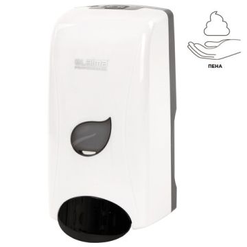 Диспенсер для мыла-пены 1л наливной белый ABS-пластик LAIMA PROFESSIONAL ECO 1/24