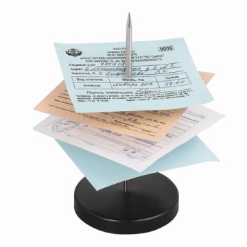 Игла настольная для чеков и билетов 13 см металлическая подставка BRAUBERG 1/12/144