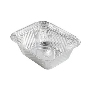 Касалетка алюминиевая 150х124х44/107х81мм 490мл L-край (крышка 437621) 50/1200