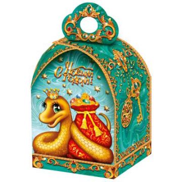 НГ Коробка Ларчик до 1,5кг 150х150х220мм 1/140