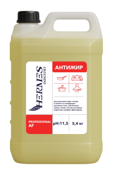 Средство для кухни и плит антижир 5,4кг PROFESSIONAL AF  Hermes Industry 1/4 