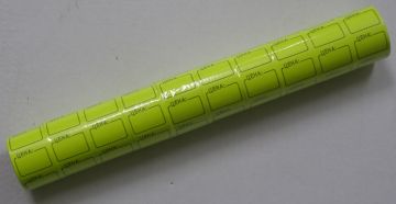 Этикет-лента (25х35) зеленая 200шт/рул 10/200