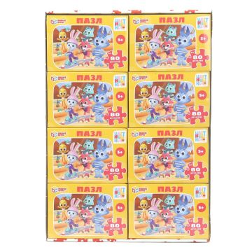 Пазл детский 80 элементов Цветняшки 1/16