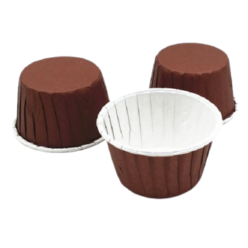 Форма бумажная ForGenika MUFFIN PRO коричн/белый ламин. 50х40мм 100/3000