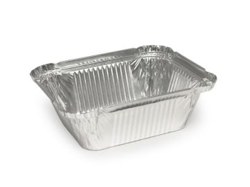 Касалетка алюминиевая 147х120х40/110х85мм 470мл L-край (крышка 463542) R28L  100/800