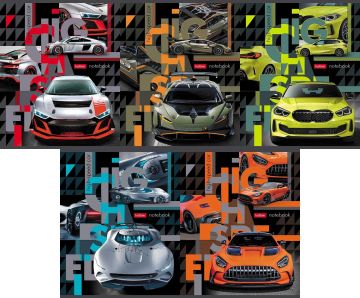 Тетрадь 40л А5 клетка скоба В мире авто Хатбер 1/100