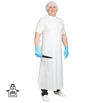 Фартук многоразовый DELTA PLUS ПВХ белый TABALPV 1/1 