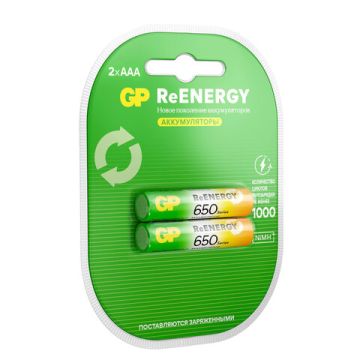 Элемент питания аккумулятор GP ReEnergy Ni-Mh AAA