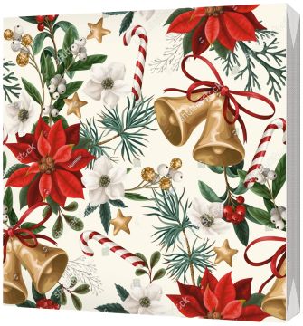 НГ Салфетки (33х33) 3-сл Рождество (20) 1/16