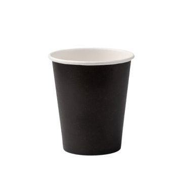 Стакан бумажный для горячего 250мл d-80 Черный 50/1000