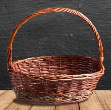 Корзина плетеная 36х21х35см натуральный плетеная ива 1/1