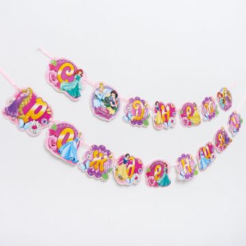 Гирлянда на ленте С Днём Рождения! 270см Принцессы 1/1