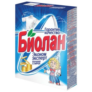 Порошок стиральный Биолан 350г Эконом Эксперт д/ручной стирки 1/24
