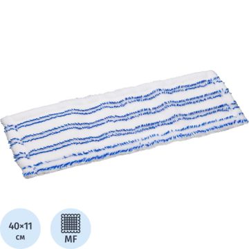 Насадка МОП плоская 40х11см карманы микрофибра/абразив 1/100