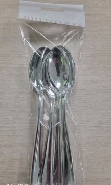 Одноразовая Ложка столовая 175 мм металлик АВМ (6шт) 1/50