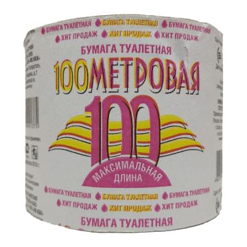 Туалетная бумага быт Стометровка 1/30