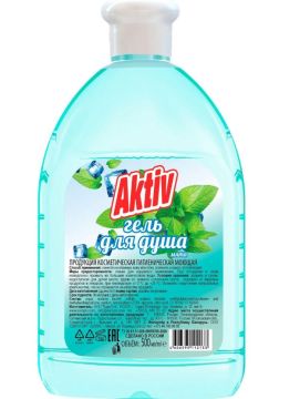 Гель для душа 500 мл Aktiv Мята флип-топ 1/18