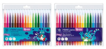 Фломастеры 18цв блистер упаковка круглый корпус SMART DINO Schoolformat 1/24 Фломастеры 18цв блистер упаковка круглый корпус SMART DINO Schoolformat 1/24