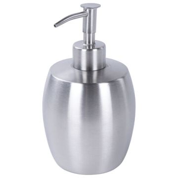 Диспенсер (дозатор) для жидкого мыла LAIMA, нержавеющая сталь, 280 мл 1/48