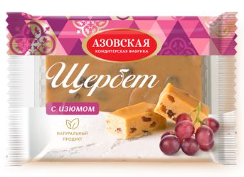 Продукты, АКФ Щербет с изюмом 200г 1/12