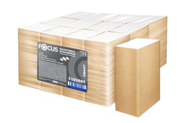 Полотенца бумажные 1сл 250л белые 24х21,5 (Z) 33гр (H2) FOCUS SMART 1/12 