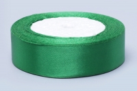 Лента атласная 15мм 25м зеленая 10/10