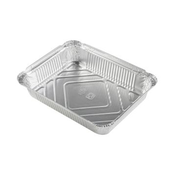 Касалетка алюминиевая 225х175/194х144мм 1040мл L-край (крышка 437625) 25/400