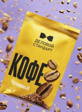 Продукты, Кофе в стиках Деловой стандарт 2г 1/25