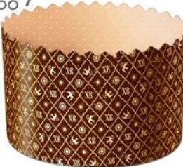 Форма бумажная для куличей d-110мм h-85мм ХВ 135/1600