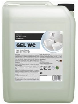 Средство жидкое 5л чистящее гель IPC GEL WC Италмас 1/4 