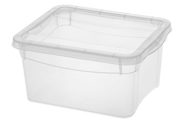 Ящик для хранения 2л с крышкой (190х157х90) кристалл 1/20