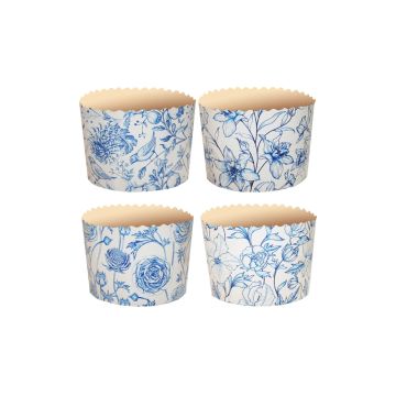 Форма бумажная для куличей d-90мм h-90мм Фарфор 100/2000