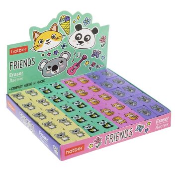 Ластик 28х18х9мм термопластичная резина Friends Хатбер 1/80/2400
