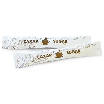 Продукты, Сахар в стиках 5 г картонная упаковка порционный 200 пакетиков 1/1