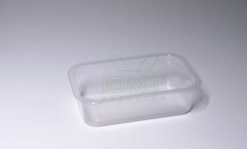 Лоток под запайку 142х92х38 прозрачный ПП 340мл ЮМТ 54/648