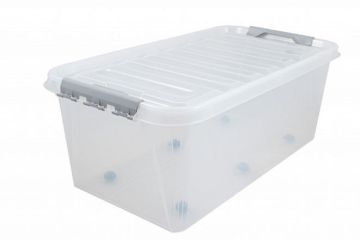 Ящик хозяйственный 55л 720х390х295 на колесах Профи Комфорт 1/3