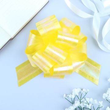 Бант-шар 5см перламутровый желтый 1/20