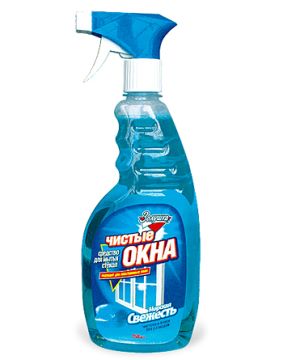 Средство для мытья стекол и зеркал 750мл триггер Морская свежесть Золушка  Ч-21-10 1/12