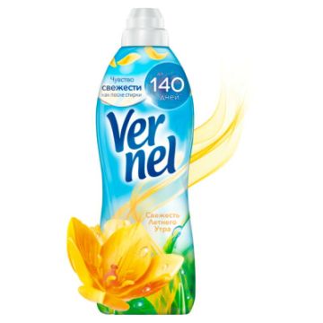 Кондиционер для белья 910мл Вернел Свежесть летнего утра 1/12