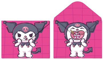 Папка-конверт с кнопкой А4 двусторонняя печать Куроми 180мкм Centrum 1/20