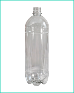 ПЭТ бутылка 1л горло 28мм прозрачная 100/100