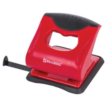 Дырокол на 30листов красно-черный Jet Pro Brauberg 1/6/48
